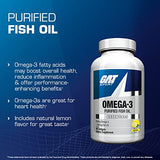 GAT Sport Omega-3 Fish Oil, Lemon Flavor, 90 Softgels