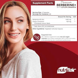 Nutriflair Premium Berberine Hcl 1200mg 120 Capsules Plus Pure True Ceylon Cinnamon Berberine Hci Root Supplements Pills Immune System Healthy Weight Management