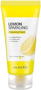 Secret Key Lemon Sparkling Cleansing Foam: Brightening Facial Cleanser