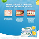 Dabur Herbal Whitening Toothpaste with Salt & Lemon (150g + Toothbrush)