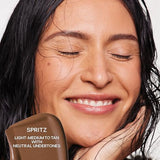 Saie Dew Bronze Hydrating Liquid Bronzer Stick | Sun-Kissed Glow with Nourishing Skincare - Spritz (0.4 oz)