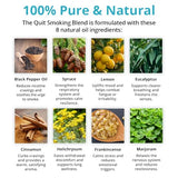 Wild Quit Smoking 100% Pure Essential Oil Synergy Blend – 2 Pack 10ml | Craving Support | Natural Wellness