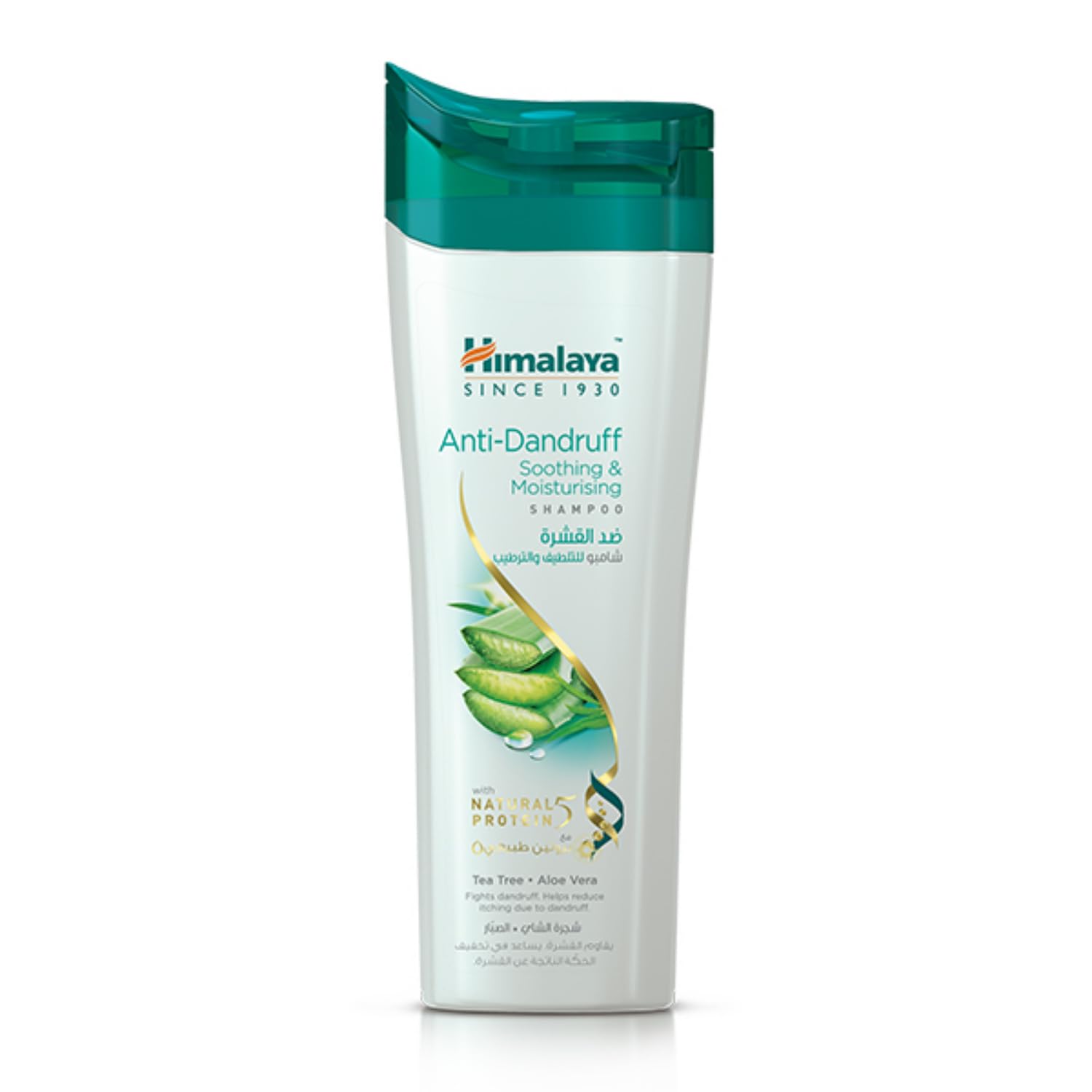 Himalaya Anti Dandruff Shampoo with Tea Tree and Herbal Extracts - 400ml Gentle Cleansing Formula