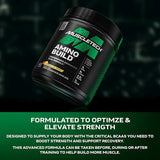 MuscleTech BCAA Amino Acids + Electrolyte Powder | Amino Build | 7g of BCAAs + Electrolytes | Support Muscle Recovery, Build Lean Muscle & Boost Endurance | Tropical Twist (40 Servings)