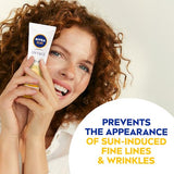 NIVEA SUN Face Cream SPF 50 - Anti-Age UVA/UVB Protection with Q10 Technology - Water Resistant & Non-Greasy - 50ml