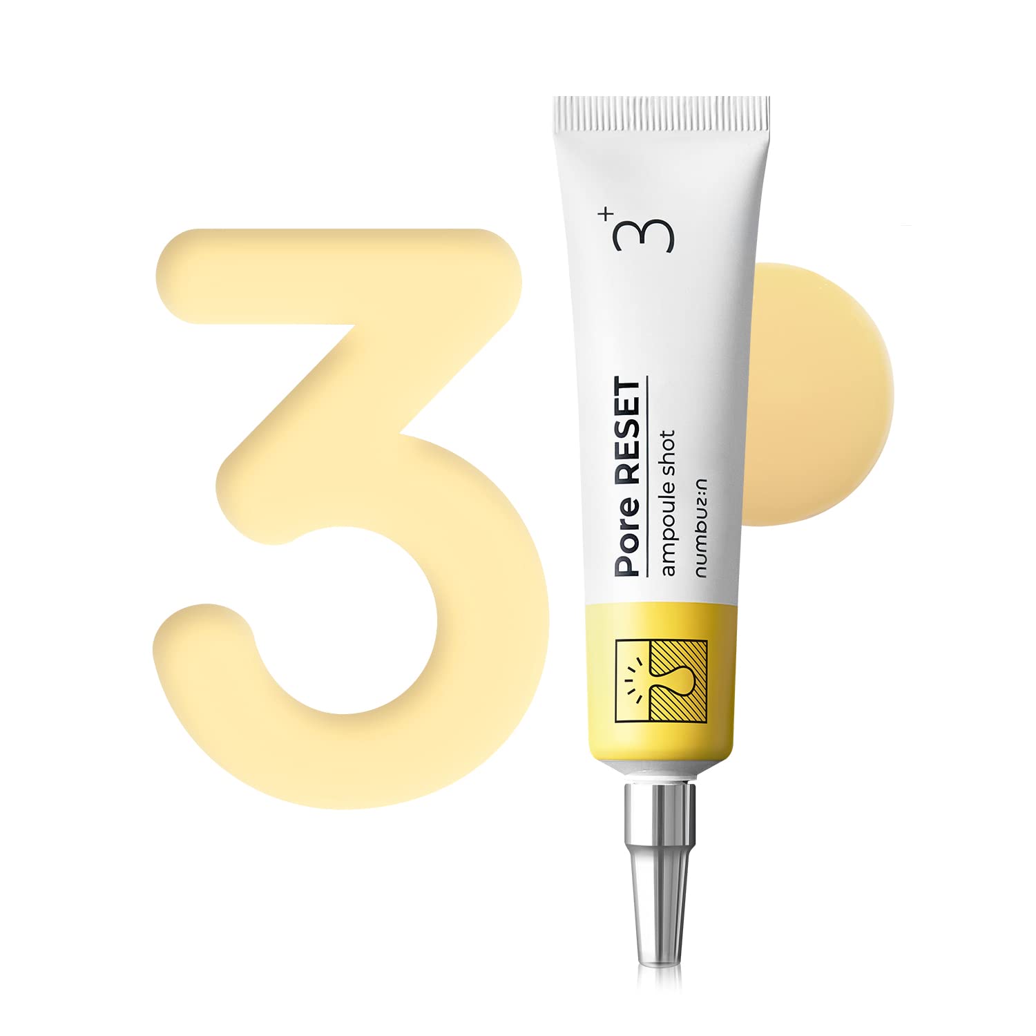 numbuzin No.3 Pore Reset Ampoule Shot – Retinol + Niacinamide for Refined Pores & Sebum Control