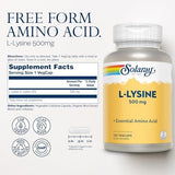 Solaray L-Lysine 500mg - 120 VegCaps