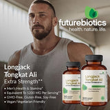 Futurebiotics Longjack Tongkat Ali Extra Strength Energy & Stamina Support - Non-GMO, 90 Vegetarian Capsules