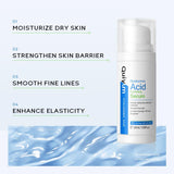 Hyaluronic Acid Hydrating Serum - Deeply Moisturizes, Smooths Fine Lines, Enhances Elasticity - 30ml