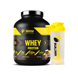 Body Builder 100% Whey Protein with Protein Shaker - Chocolate Hazelnut, 4 LB