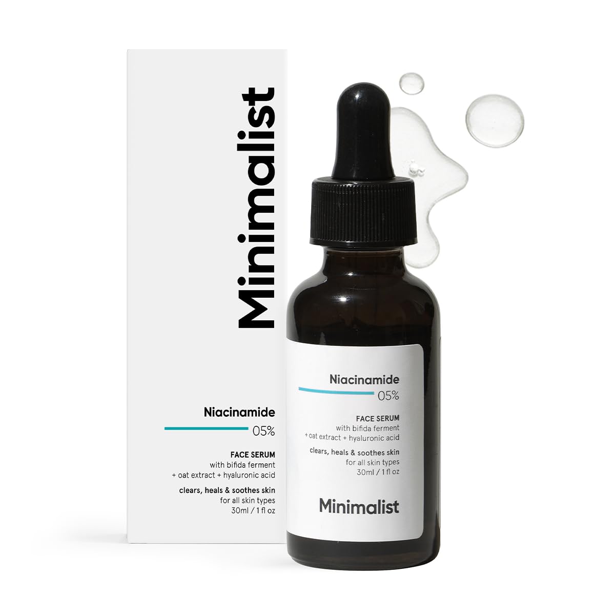 5% Niacinamide Serum for Face – Hydrates & Repairs with B3 & Hyaluronic Acid – 30ml