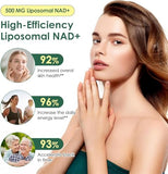 NAD Supplement with Resveratrol - 120 Capsules for Cellular Health & Anti-Aging