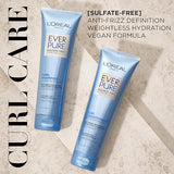 L'Oreal Paris EverCurl Sulfate Free Shampoo for Curly Hair with Coconut Oil - 8.5 Fl Oz