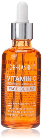 Dr Rashel Vitamin C Face Serum - Brightens & Evens Skin Tone - Antioxidant-Rich Formula