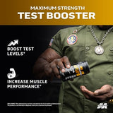 MuscleTech Testosterone Booster for Men, AlphaTest - T-Boost Mens Supplement with Tribulus Terrestris & Boron - Daily Male Gym Workout Supplements for Muscle Growth, Stamina & Energy - 120 Pills