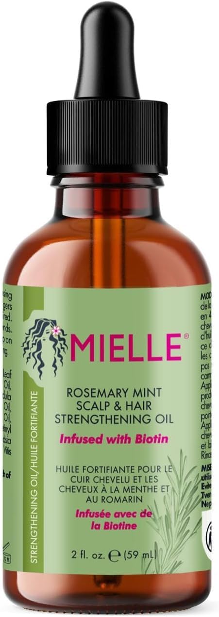 Mielle Rosemary Mint Scalp & Hair Strengthening Oil - 2 fl oz (Sealed Packaging)