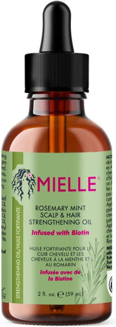 Mielle Rosemary Mint Scalp & Hair Strengthening Oil - 2 fl oz (Sealed Packaging)