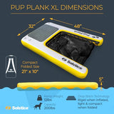 SOLSTICE Original Inflatable Pup Plank Pet Ramp for Boats & Pools