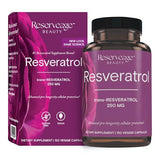 ReserveAge Nutrition Resveratrol: Active Trans-Resveratrol 250mg, 120 Veggie Capsules
