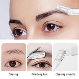 Eyebrow Trimmer with Dermaplaning Tools - Exfoliating Facial Razor for Women and Men
