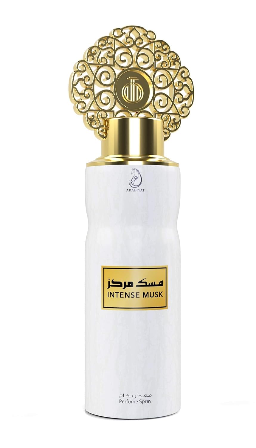 Arabiyat Intense Musk Perfume Body Spray 200ml - Long-Lasting Scent