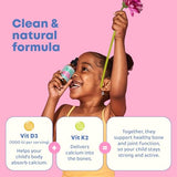 Children Vitamin D Drops - Kids Vitamin D3 K2 1000iu Liquid - Supports Strong Bones & Immune System - 360 Servings