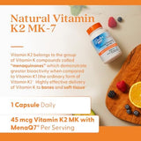 Doctor's Best, Natural Vitamin K2 MK-7 , 45 mcg, 180 Veggie Caps