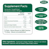 Oladole Natural Collagen Peptides Powder with Hyaluronic Acid - 201g