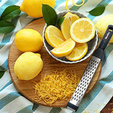 Mueller Ultra Bi-Directional Citrus Zester & Cheese Grater - Stainless Steel Razor-Sharp
