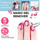 ALIVER No Foil Gel Nail Polish Remover - Quick Removal System