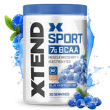 XTEND Sport BCAA & Electrolyte Powder - Recovery & Hydration (Blue Raspberry Ice, 30 Servings)