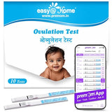 Easy@Home 10-Pack Ovulation Predictor Kit with Premom App Integration