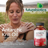 Futurebiotics, Antarctic Krill Oil with Astaxanthin, 1,000 mg, 180 Softgels (500 mg Per Softgel)
