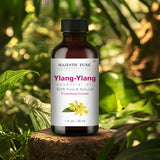 MAJESTIC PURE Ylang Ylang Essential Oil – 100% Pure & Natural, 1 Fl Oz for Hair Care, Aromatherapy & Skincare