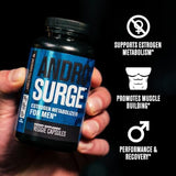 Jacked Factory Androsurge Estrogen Blocker for Men - Natural Testosterone Booster for Men & Estrogen Metabolizer with Tongkat Ali, DIM, Long Jack & More - Test Booster & Muscle Builder - 60 Count
