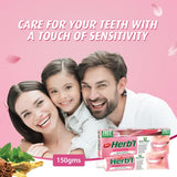 Dabur Herbal Sensitive Toothpaste with Licorice, Cinnamon & Mint - 150g