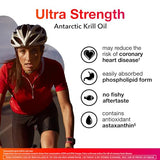 MegaRed Omega-3 Krill Oil 1000mg - Ultra Strength Softgels - 60 Count