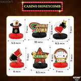 KatchOn Big Casino Centerpieces - 12 Pack Table Decorations for Las Vegas Theme Parties