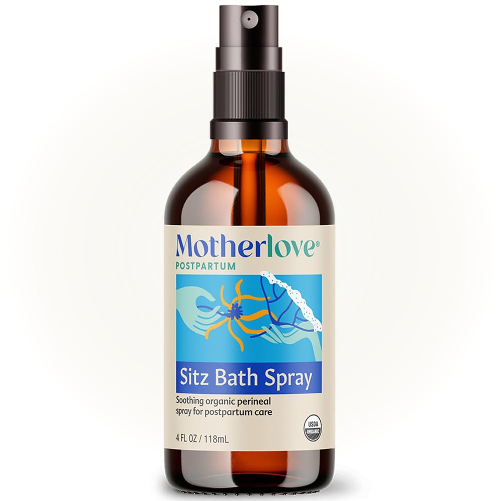 Motherlove Organic Sitz Bath Spray - Postpartum Perineal Care (4 oz)
