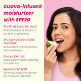 PLIX Guava Glow Dewy Serum (10% Vitamin C) & Smoothie Moisturizer Duo for Radiant Skin