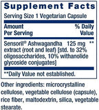 Life Extension, Optimized Ashwagandha, 125 mg, 60 Vegetarian Capsules