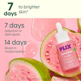 PLIX Vitamin C Guava Brightening Skincare Combo (Cleanser 100ml & Serum 20ml)