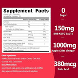 Keto ACV Gummies Advanced Weight Loss- Sugar Free 1000mg Apple Cider Vinegar Gummies for Women & Men, Vegan Keto Apple Cider Vinegar Supplement for Adult