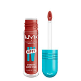 NYX Professional Makeup Lip IV Hydrating Gloss Stain - Up to 12HR Hydration | High Pigment Wet Shine Finish | Burst That Tang!