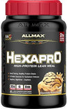 ALLMAX Hexapro Lean Protein Meal in Chocolate Peanut Butter flavor, 5 lbs, high-protein powder for muscle support and recovery.