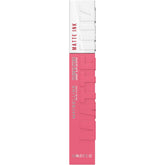 Maybelline Super Stay Matte Ink Pink Lipstick - 125 Inspirer, Long-Lasting Matte Finish
