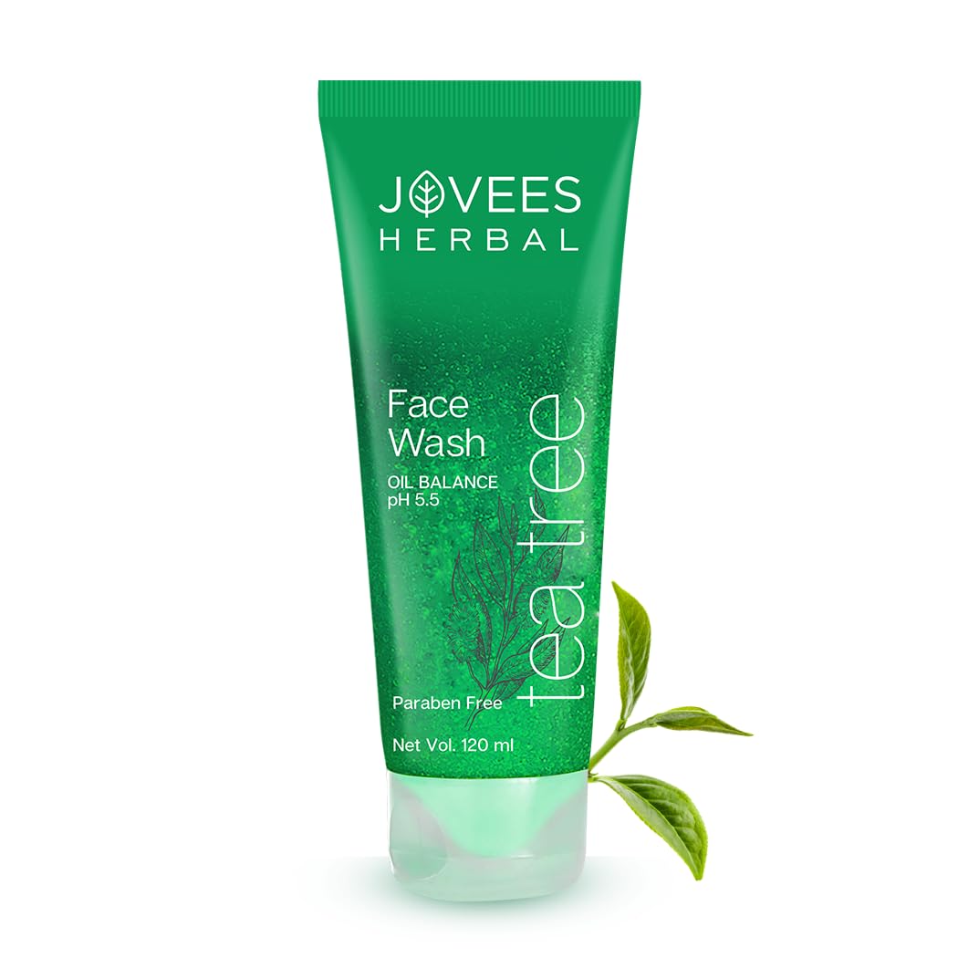 Jovees Tea Tree Oil Control Face Wash for Oily & Sensitive Skin