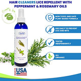 Lice Scare Away Peppermint & Rosemary Hair Spray - Natural Non-Toxic Lice Treatment for Kids & Adults