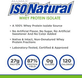 ALLMAX ISONatural Pure Whey Protein Isolate Powder, Chocolate, 2 lbs (907g) - Premium protein for muscle recovery and growth