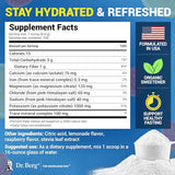 Dr. Berg Zero Sugar Hydration Keto Electrolyte Powder - Raspberry & Lemon Flavor - 100 Servings
